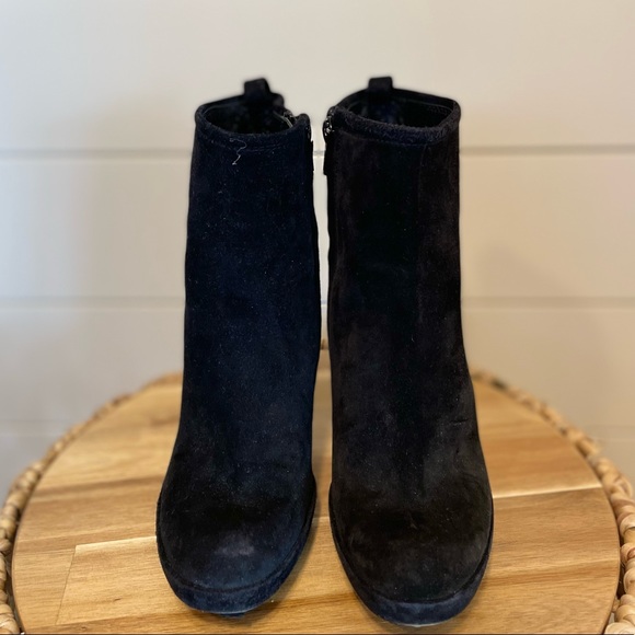 Pedro Garcia Black Suede Ankle Boots - Picture 2 of 6